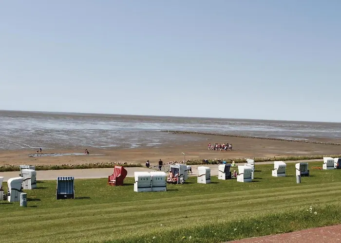 Nyaraló Friedrichskoog-deichblick 1 Friedrichskoog